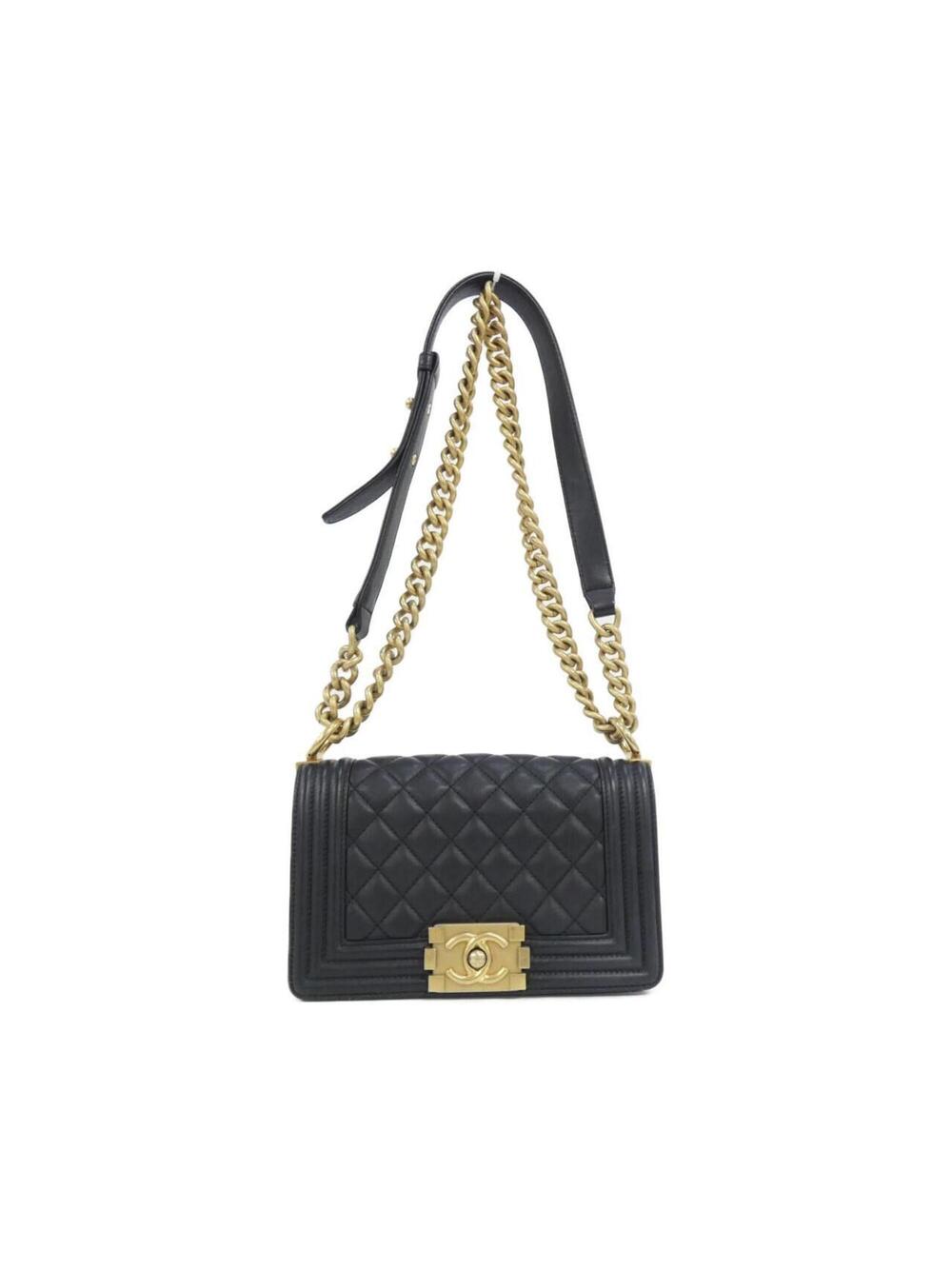 Chanel Boy Flap Bag Quilted Caviar #319112C49B